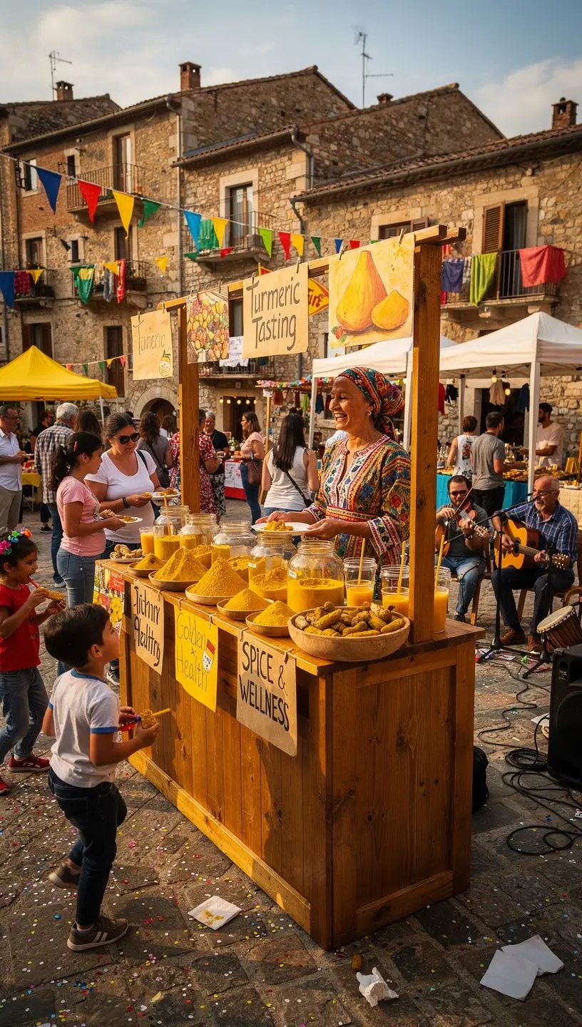 Μια παραδοσιακή ελληνική συνταγή που περιλαμβάνει κουρκουμά σε ένα πλατό.